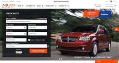 Desktop Screenshot of milescarrentallasvegas.com