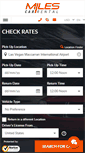 Mobile Screenshot of milescarrentallasvegas.com
